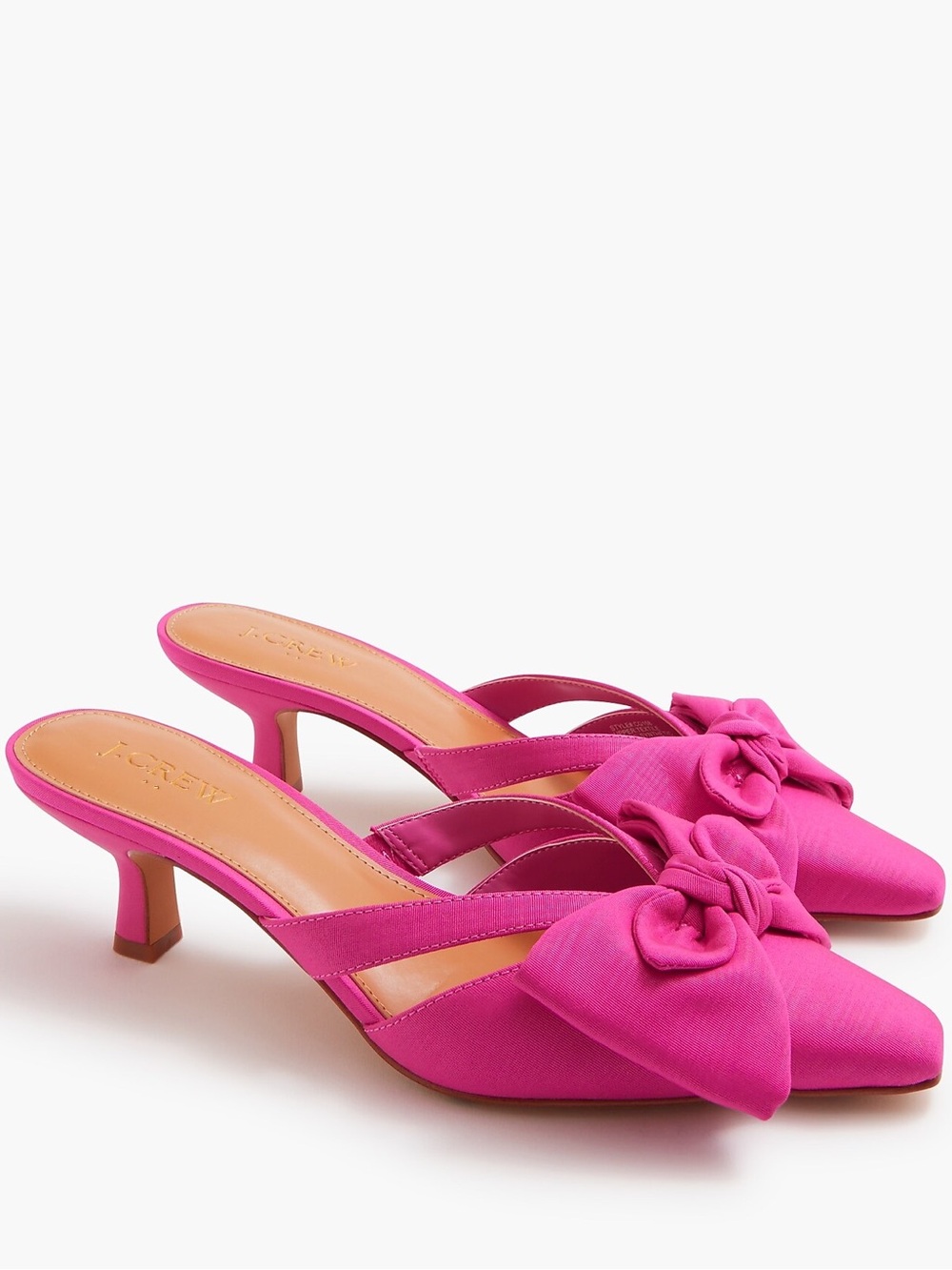 J.Crew Bow heeled Mules